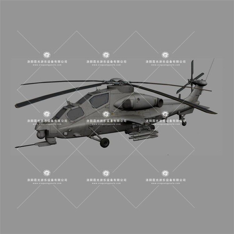 惠安武装直升机3D模型